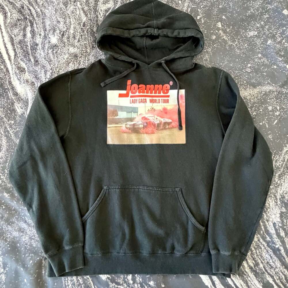 Lady Gaga Joanne World Tour Pullover Hoodie - Black Medium